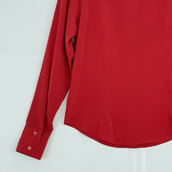 Vintage BCI Clothing Red Size M Women’s Button Down Shirt - Picture 15 of 16